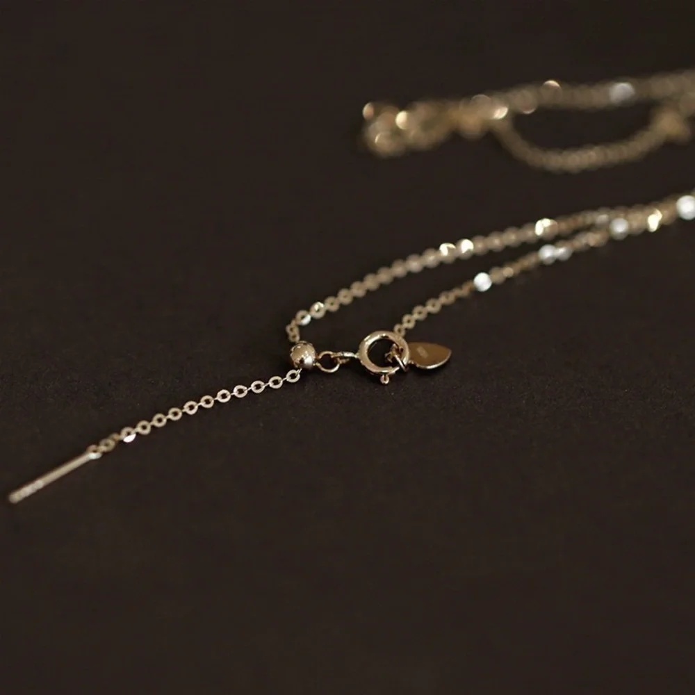 New two way wear 18k gold over silver cubic zirconia necklace